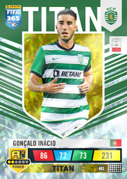 Goncalo Inacio Sporting CP 2023 FIFA 365 Titan #403